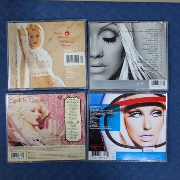 CHRSTINA AGUILERA (6 CD LOT) 1999 - 2012 LIKE NEW CONDITION - Picture 2 of 3
